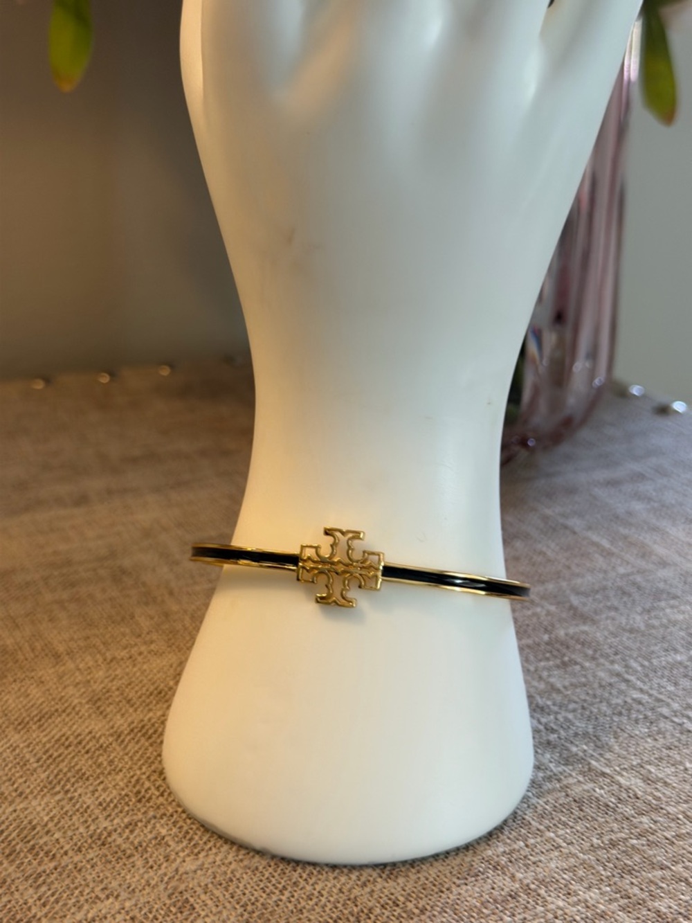 NIB Tory Burch Gold and Black Bracelet - Picture 4 of 8